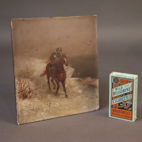 ENGLISH SMALL OIL ON WOOD PANEL PAINTING ON THE BEACH BY FLORENCE HALE CIRCA 1880 - ADDITIONAL PHOTO 3