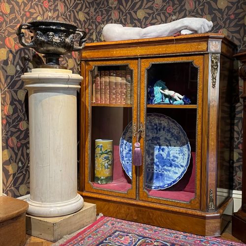 VICTORIAN PAINTED TURNED WOODEN COLUMN - ADDITIONAL PHOTO 1
