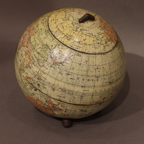 A HUNTLEY AND PALMERS BISCUIT TIN IN THE FORM OF A GLOBE - ADDITIONAL PHOTO 3