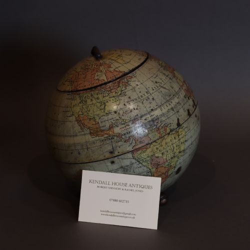 A HUNTLEY AND PALMERS BISCUIT TIN IN THE FORM OF A GLOBE - ADDITIONAL PHOTO 10