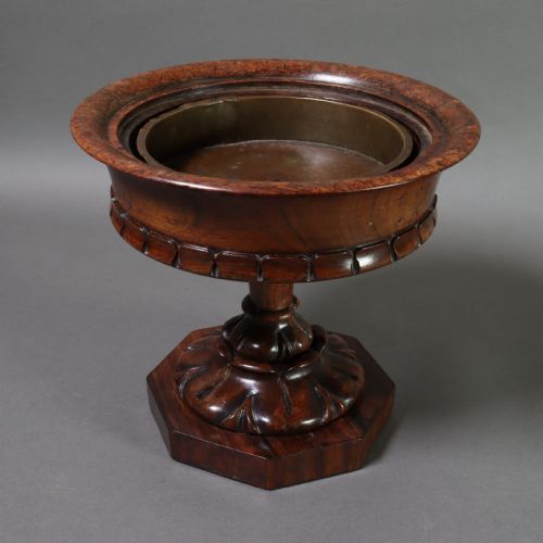 regency rosewood tazzaurn - CATEGORY: ANTIQUE MISCELLANEOUS - DATED 1850