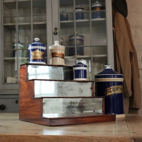 VICTORIAN MIRRORED SHOP DISPLAY STAND - ADDITIONAL PHOTO 1