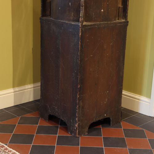 RED JAPANNED STANDING CORNER CUPBOARD CIRCA 1900 - ADDITIONAL PHOTO 9