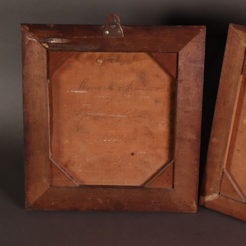 ANTIQUE TAXIDERMY A PAIR OF PICTURE FRAME CASES BY ROWLAND GREEN EACH CONTAINING A KINGFISHER WITH PAINTED SCENIC BACK DROP - ADDITIONAL PHOTO 6
