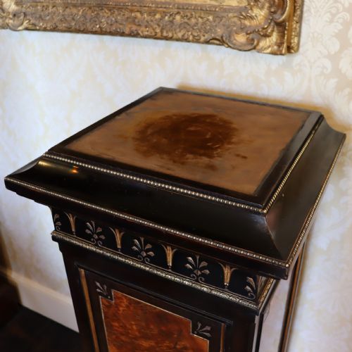 GILLOW CO VICTORIAN AESTHETIC MOVEMENT PEDESTAL - ADDITIONAL PHOTO 4