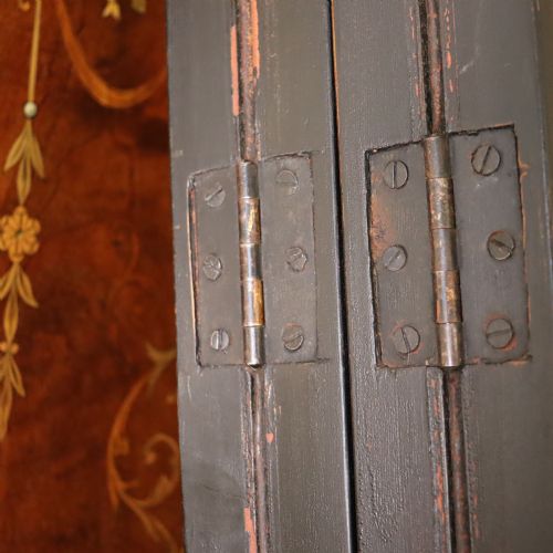 19TH CENTURY FOURFOLD PAINTED SCREEN - ADDITIONAL PHOTO 7