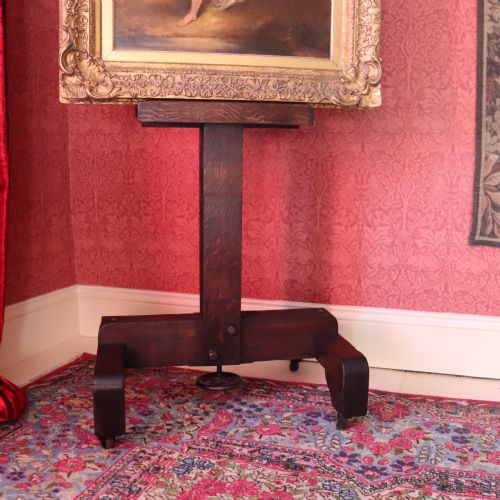19TH CENTURY OAK DOUBLE SIDED GALLERY EASEL - ADDITIONAL PHOTO 3