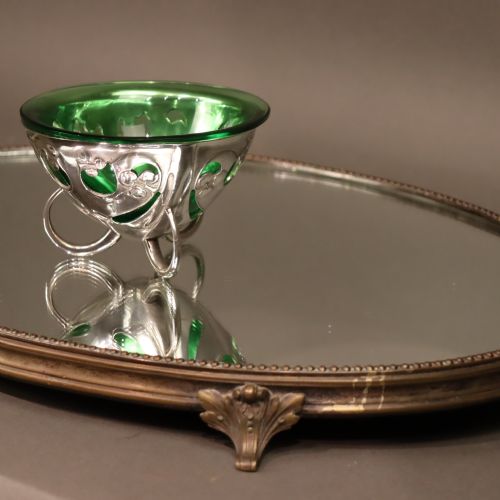 ARCHIBALD KNOX FOR LIBERTY CO ARTS CRAFTS PEWTER BOWL - ADDITIONAL PHOTO 3