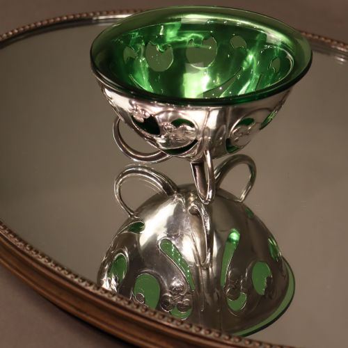 ARCHIBALD KNOX FOR LIBERTY CO ARTS CRAFTS PEWTER BOWL - ADDITIONAL PHOTO 5