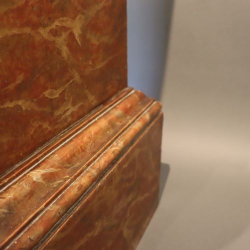 19TH CENTURY FAUX MARBLE PEDESTAL - ADDITIONAL PHOTO 5