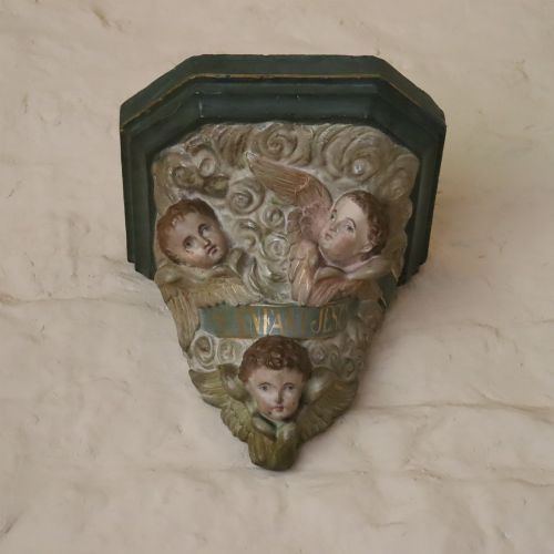 large 19th century french plaster corbel or wall bracket - CATEGORY: ANTIQUE MISCELLANEOUS - DATED 1870