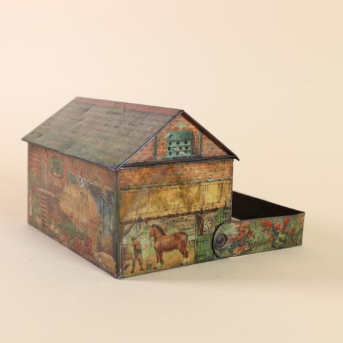 HUNTLEY PALMERS FARMHOUSE BISCUIT TIN - ADDITIONAL PHOTO 4