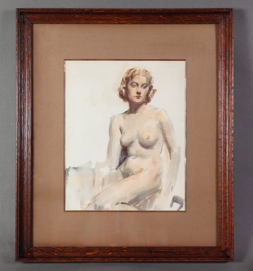 Nude Painting - British School (20th Century)