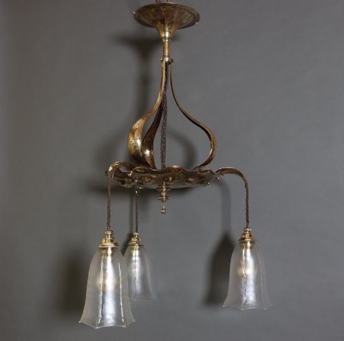 Arts & Crafts Ceiling Light with a Great Provenance