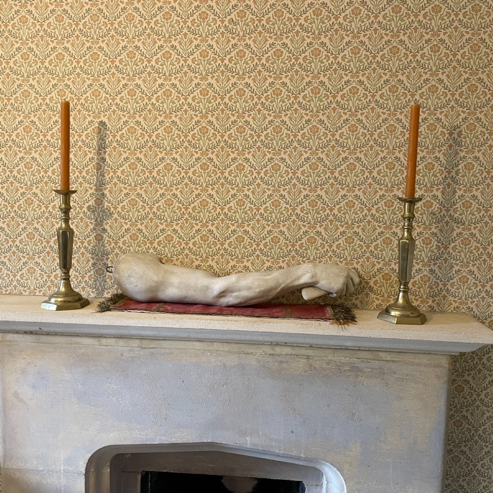 A Rare Grand Tour Style Life-size Plaster Arm of The Borghese Gladiator View V