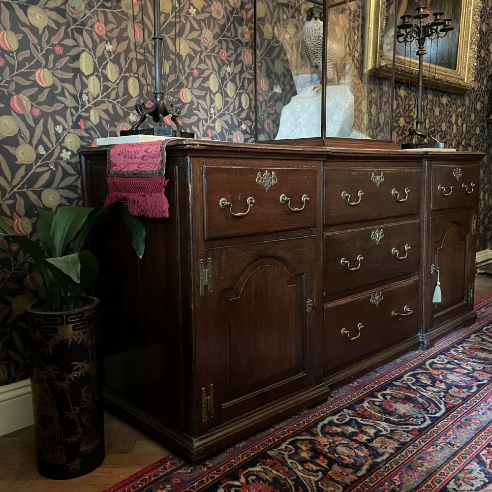 George III Oak Dresser Base