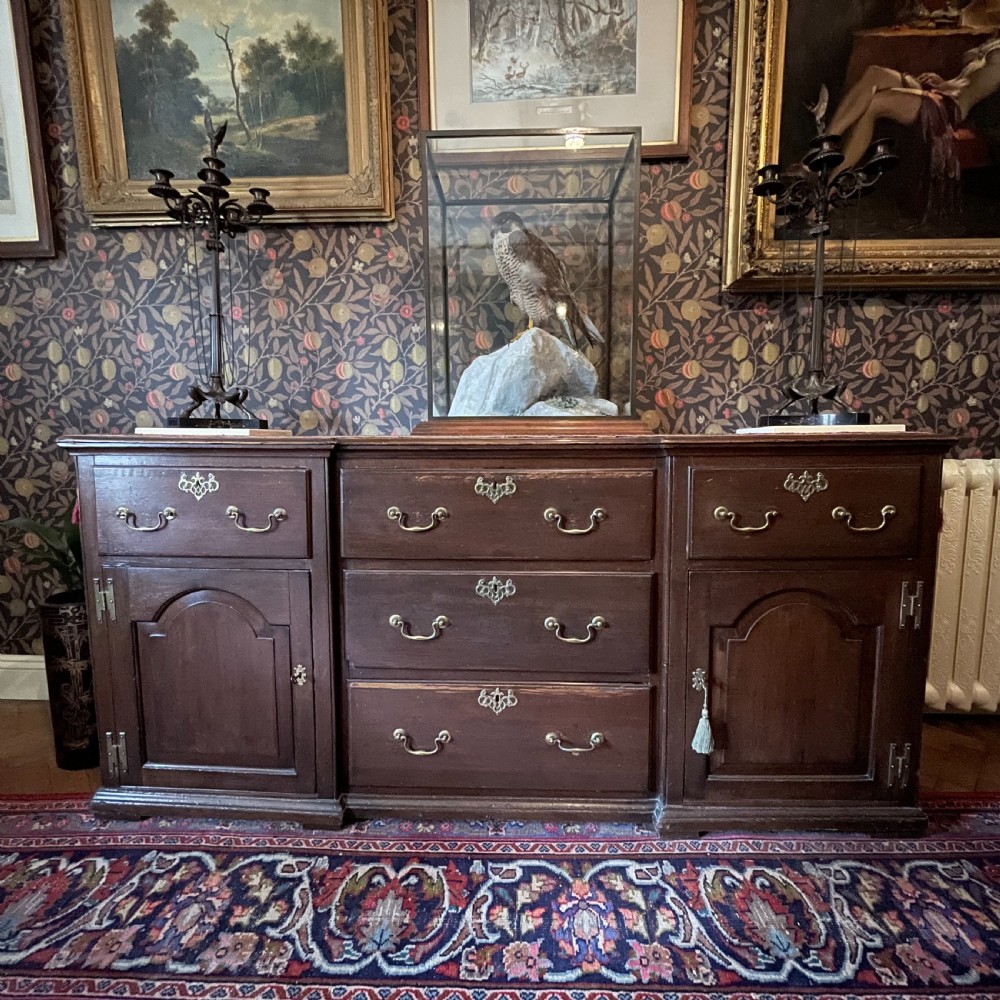 George III Oak Dresser Base View II