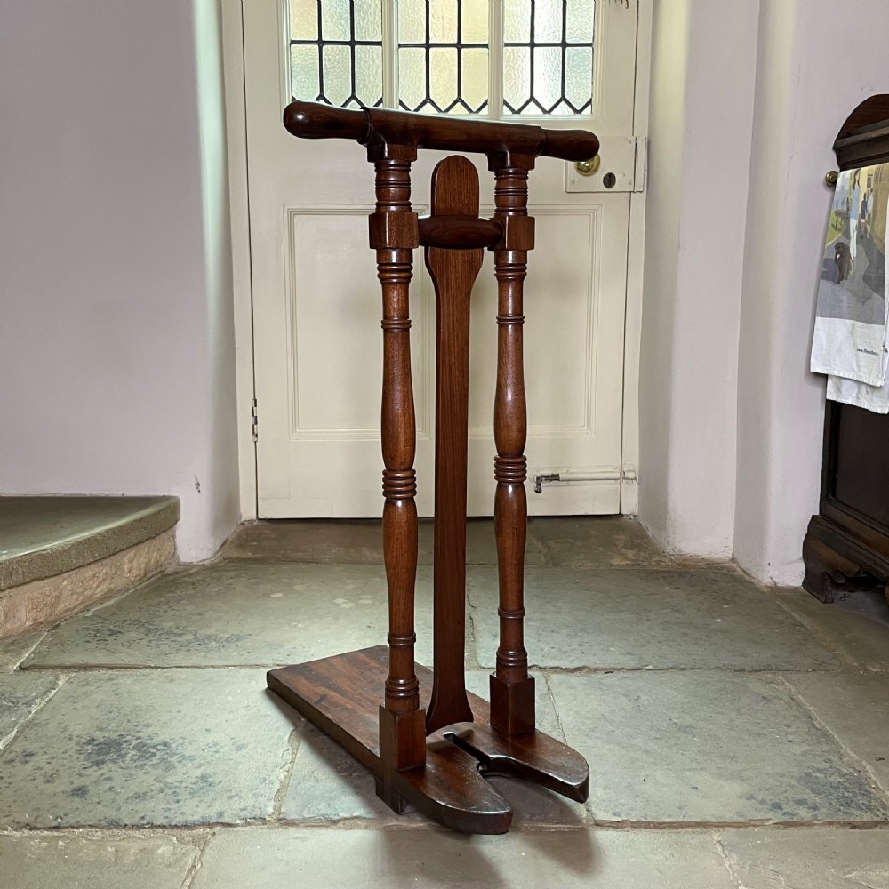 A Regency Country House Mahogany Boot Jack