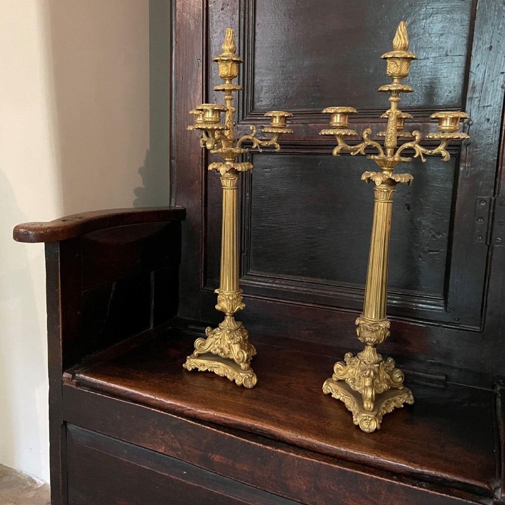 A Pair of French Second Empire Candelabra circa 1860