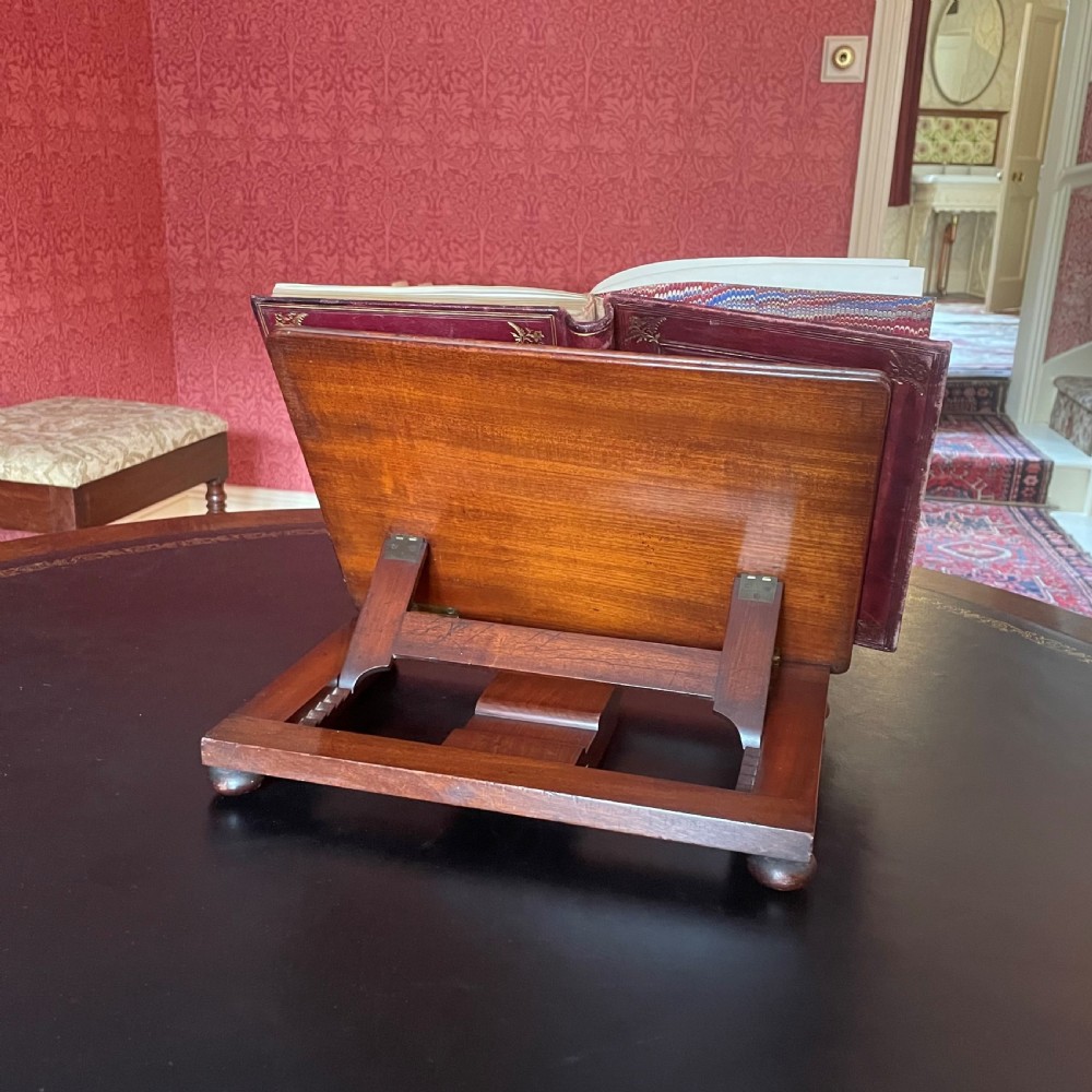 Regency Adjustable Mahogany Book Stand by Gillows