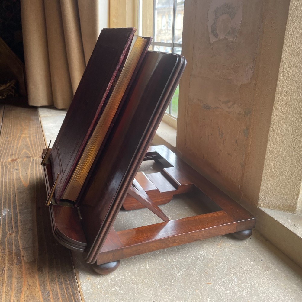 Regency Adjustable Mahogany Book Stand by Gillows View III