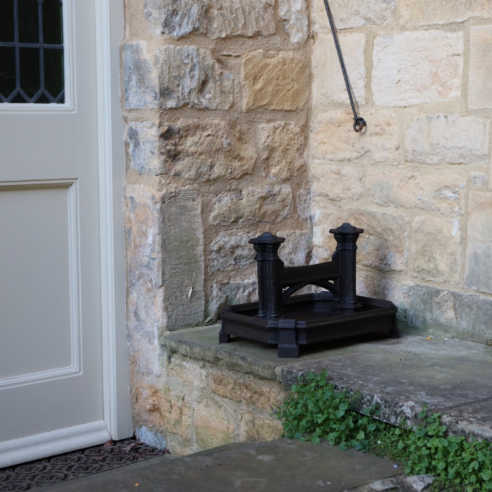 Gothic Revival Boot Scraper Circa 1875 View II