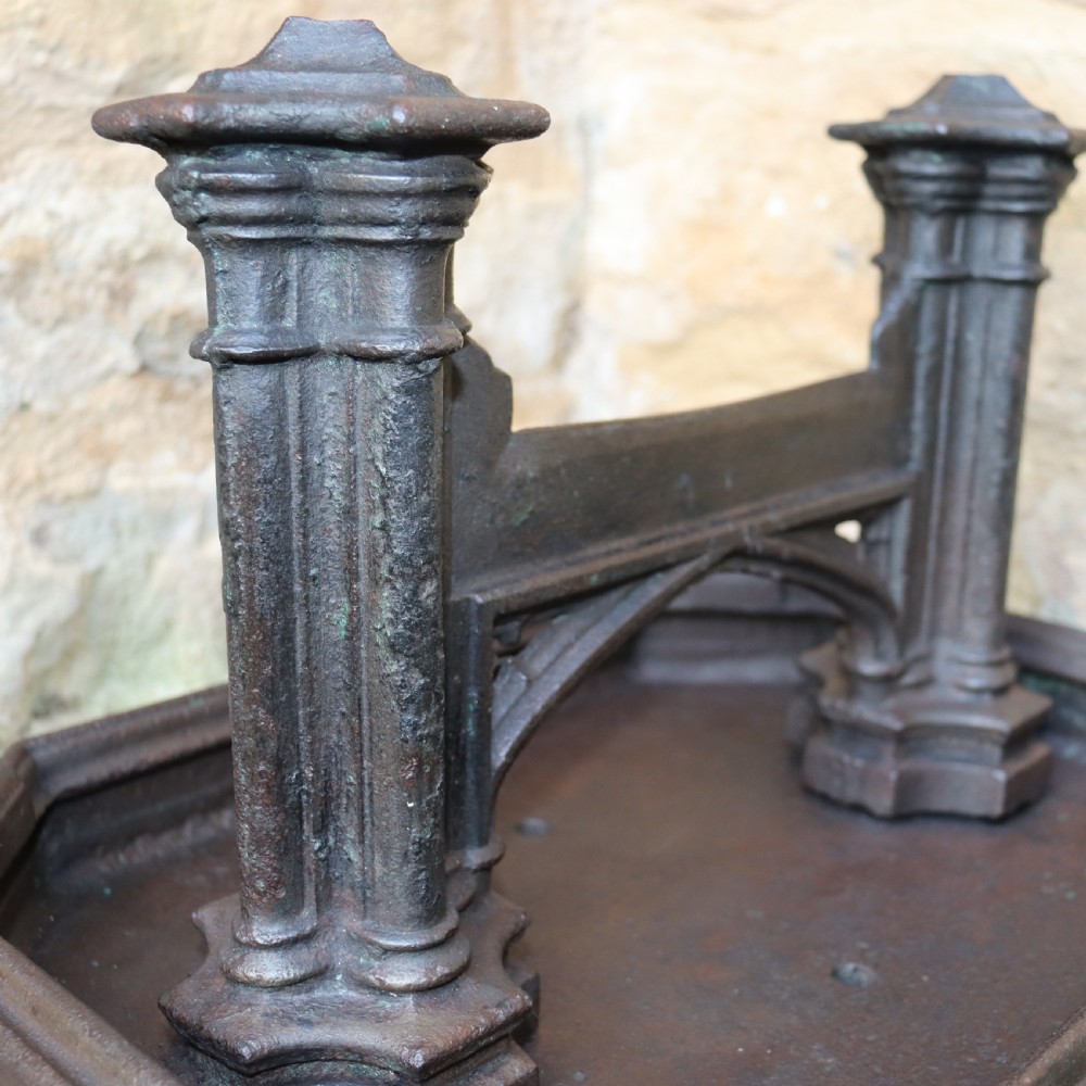 Gothic Revival Boot Scraper Circa 1875 View III