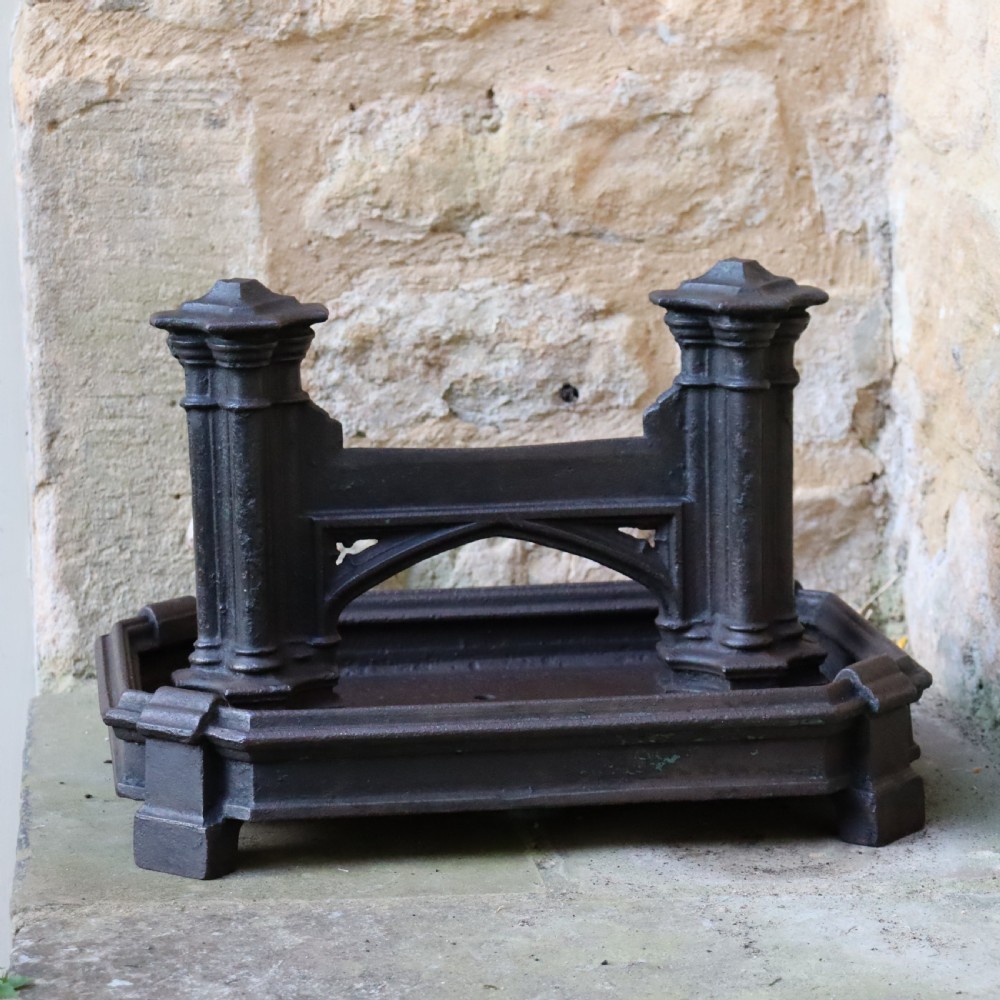 Gothic Revival Boot Scraper Circa 1875 View IV