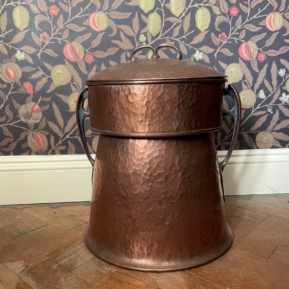 Arts & Crafts Copper Coal Scuttle