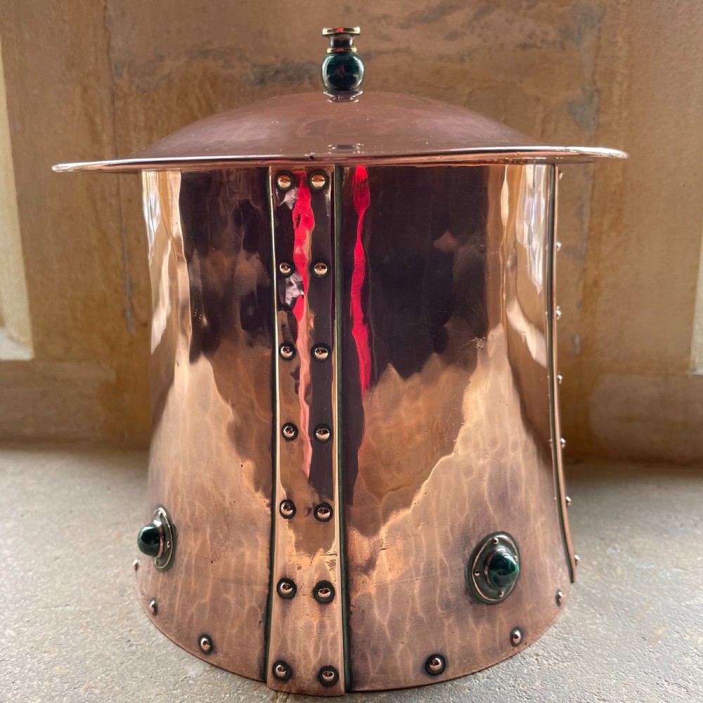An Arts & Crafts Copper Pot and Cover