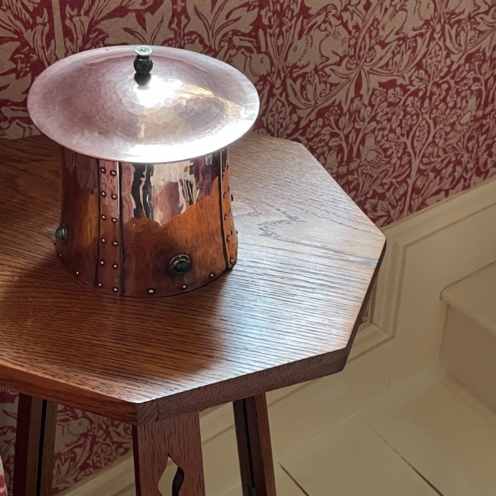 An Arts & Crafts Copper Pot and Cover View V