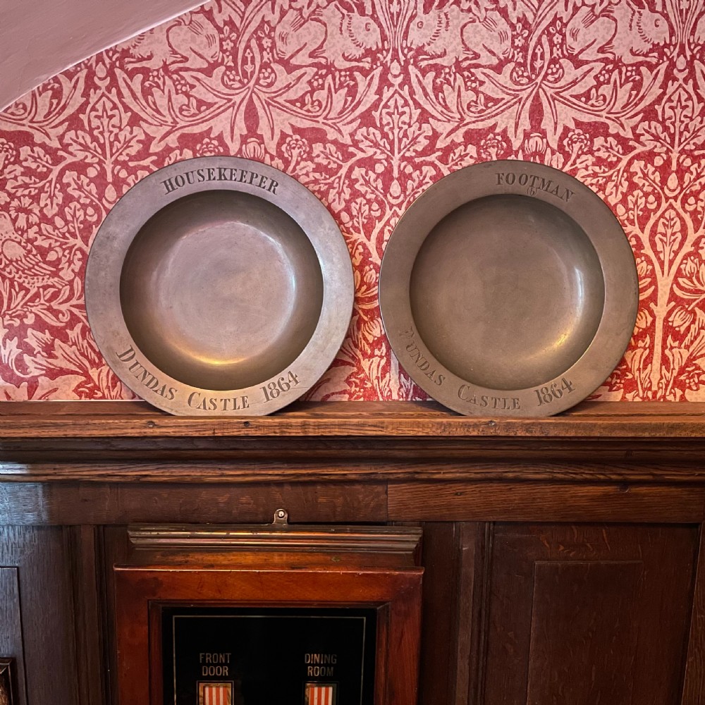 A Pair of 19th Century Pewter Dishes