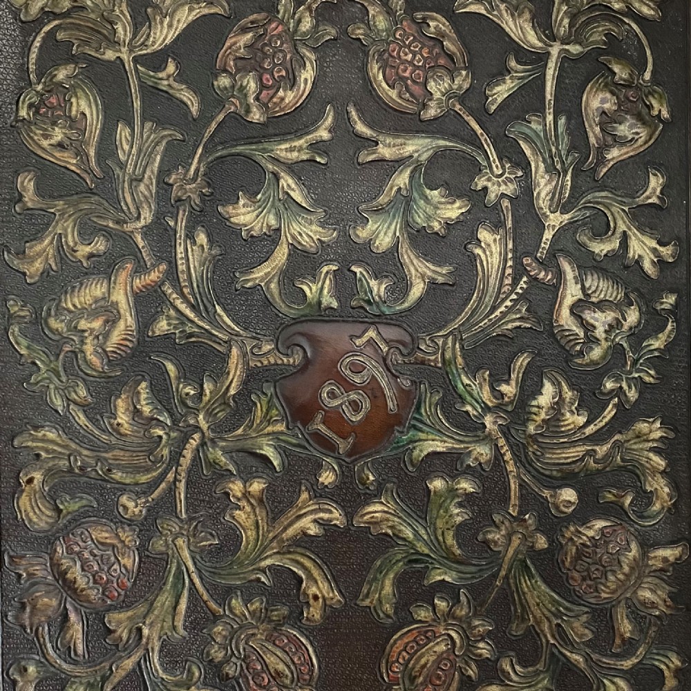 Leather Covered Box dated 1897  View III