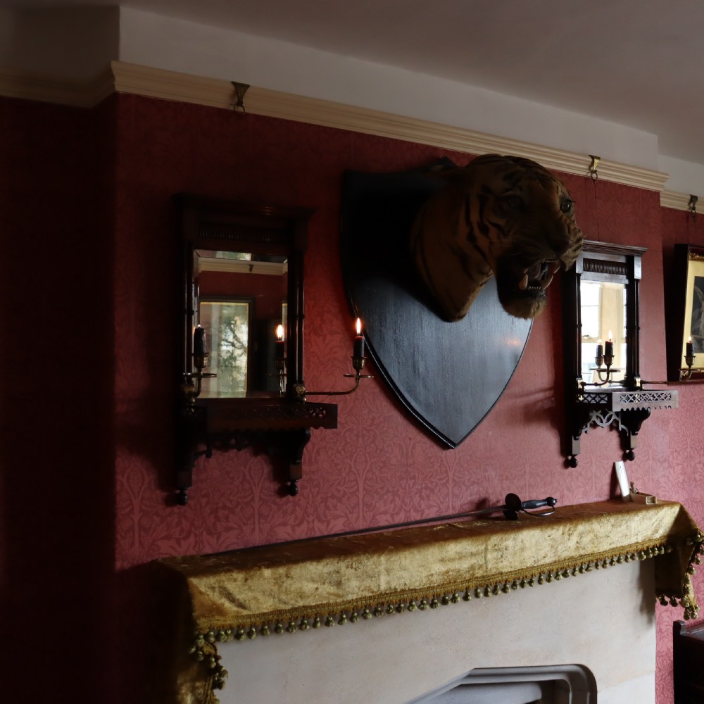 A pair of Victorian Walnut Girandole mirrors View II