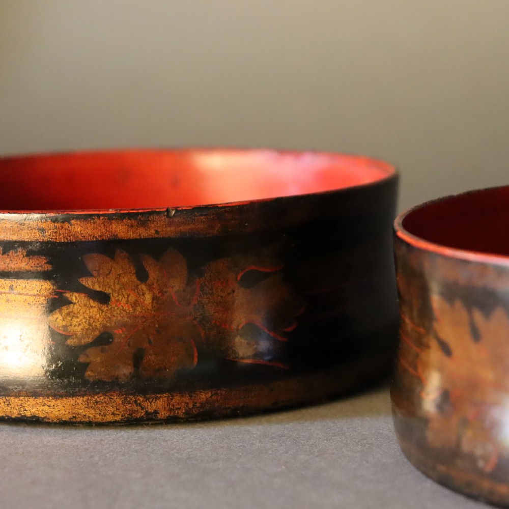 Pair of Regency Papier-Mâché Coasters View III