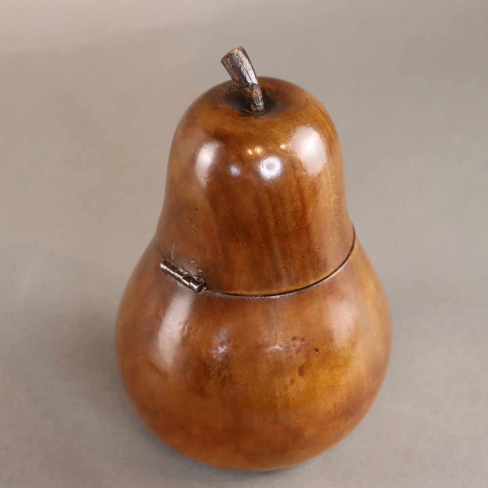 Pear wood Tea caddy  View V