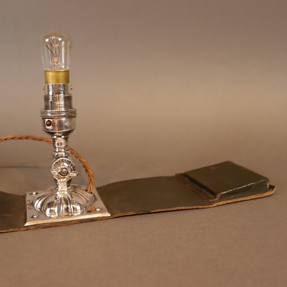 The Patented mobile reading lamp. Circa 1900  View VII