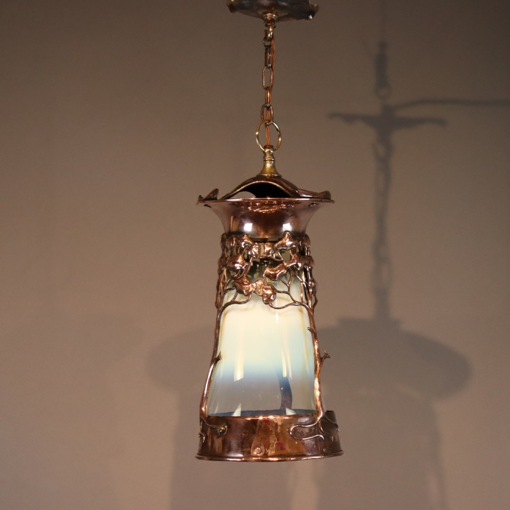 Arts & Crafts ceiling light. Circa 1900 