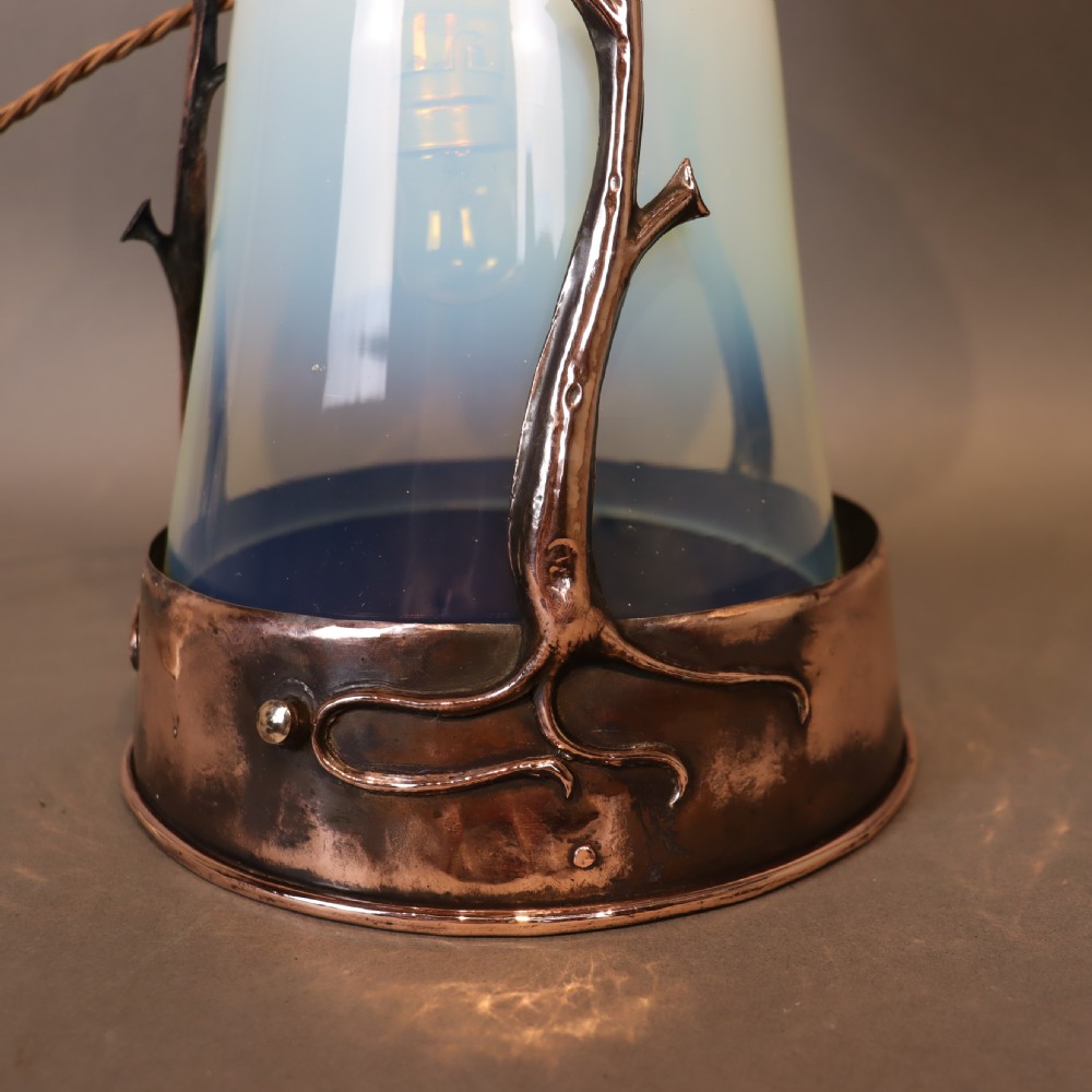 Arts & Crafts ceiling light. Circa 1900  View IV