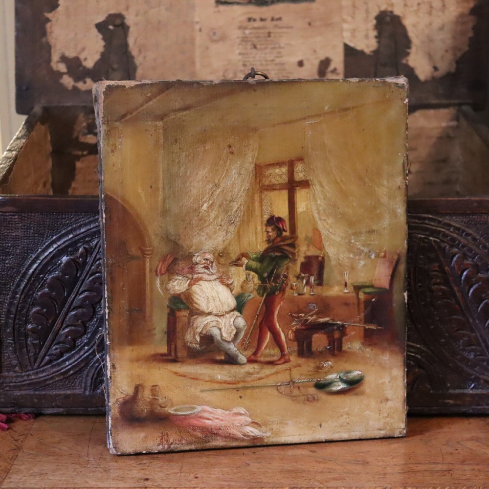 19th Century oil painting depicting a scene from Shakespeare ‘The Merry Wives of Windsor’ View IV