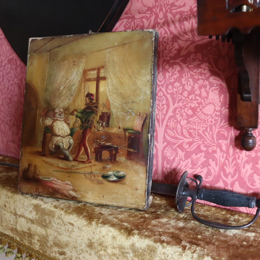 19th Century oil painting depicting a scene from Shakespeare ‘The Merry Wives of Windsor’ View VI