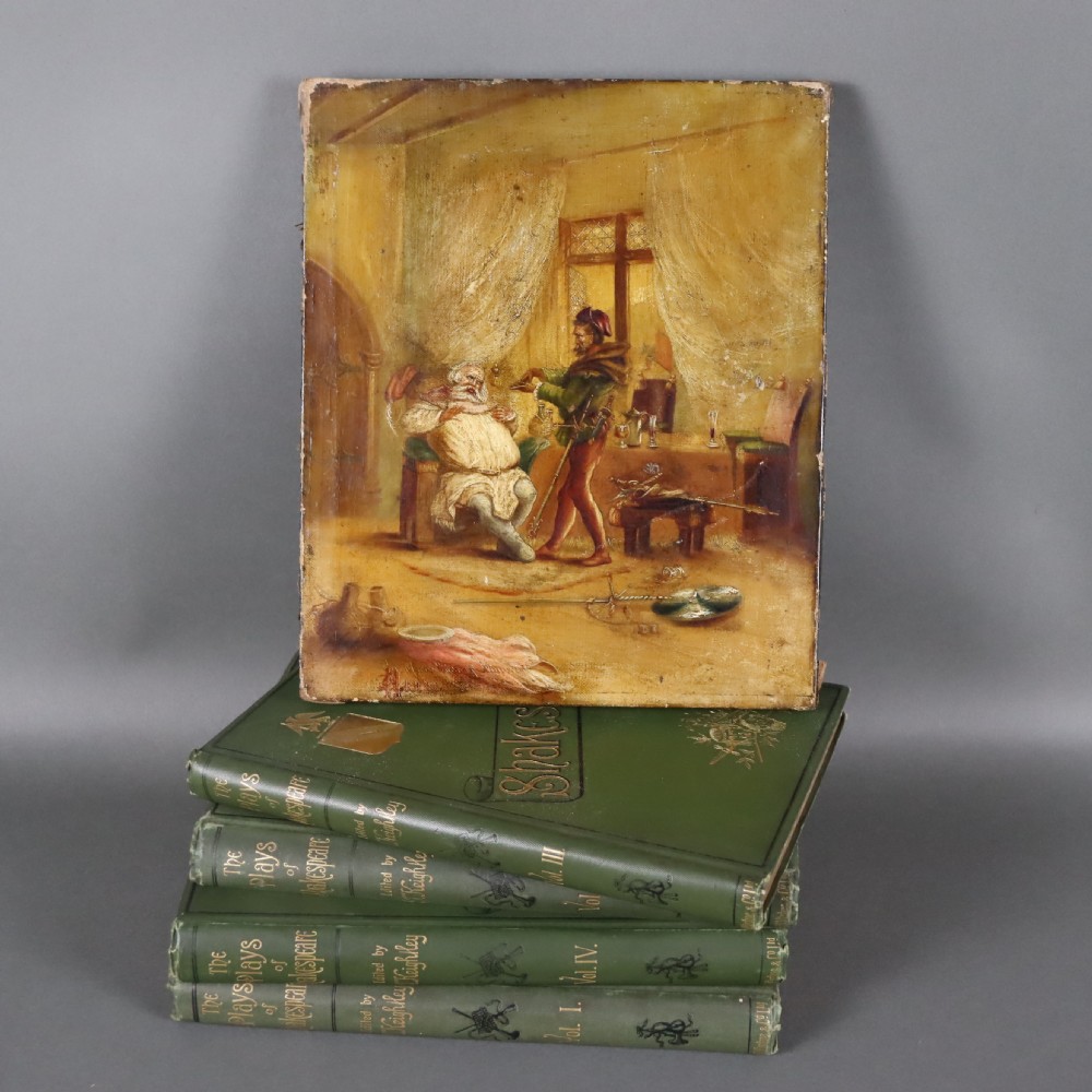 19th Century oil painting depicting a scene from Shakespeare ‘The Merry Wives of Windsor’ View VII