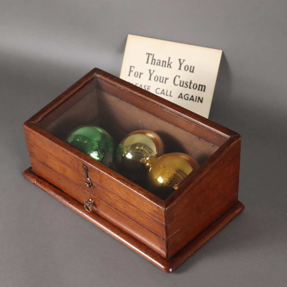A Small Victorian Mahogany glazed display case  View III