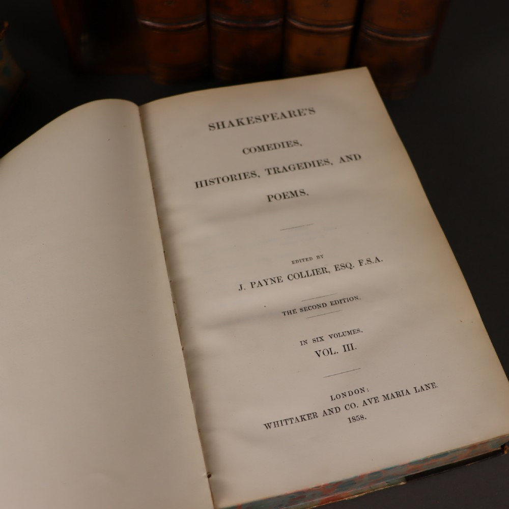 Books - Six Volumes of Shakespeare's Comedies, Histories, Tragedies, and Poems View III