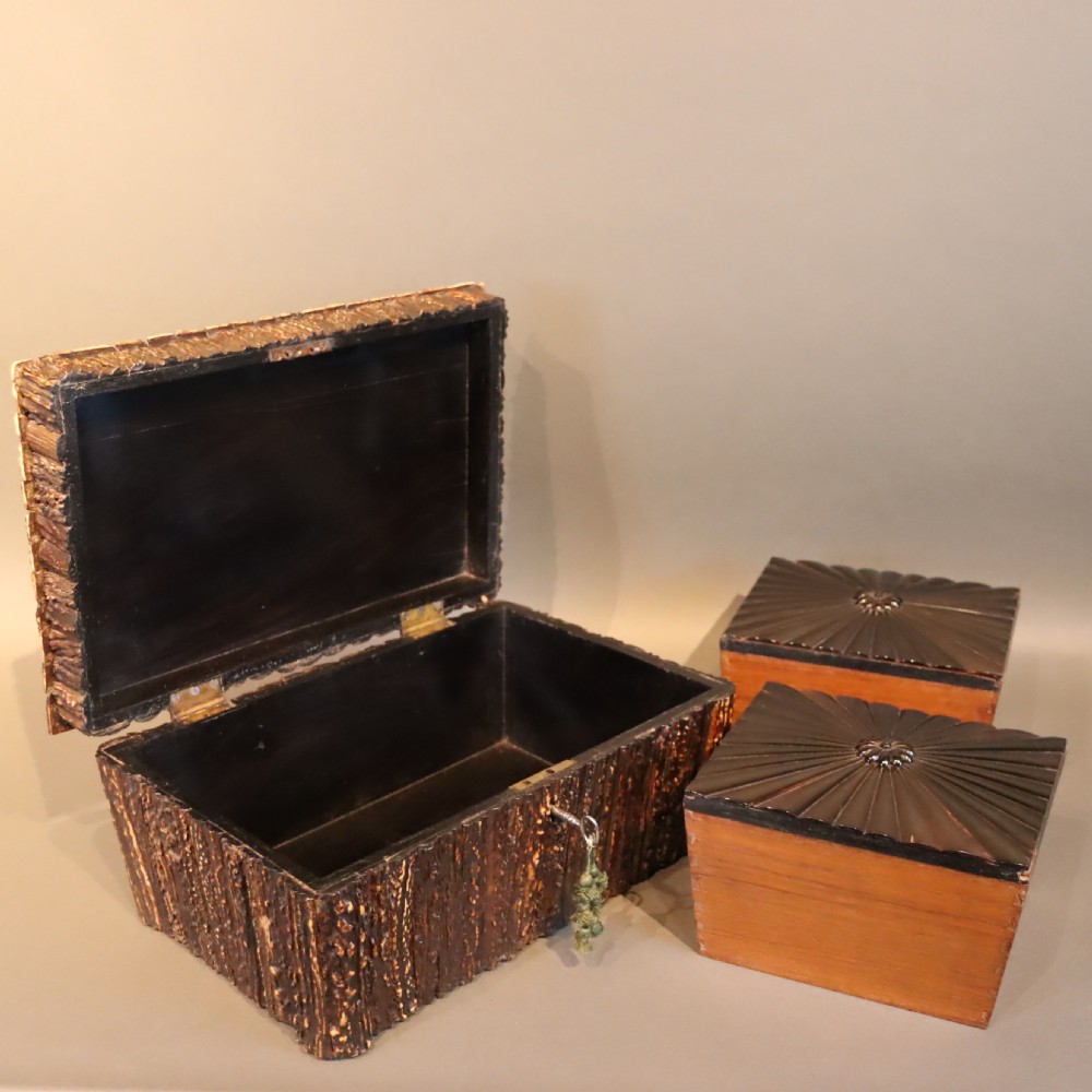 Stag Antler box of large proportions  View IX