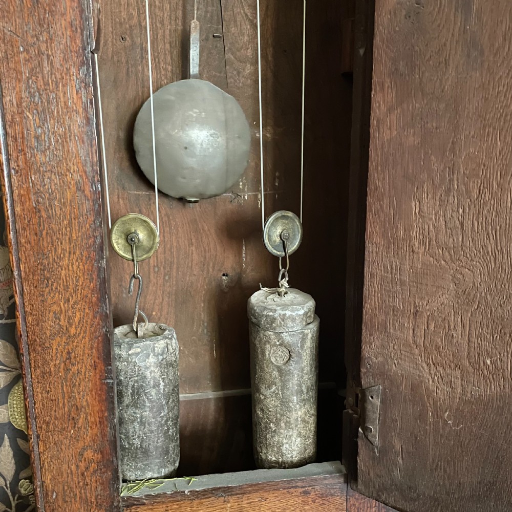 Local mid 18th Century Oak Longcase Clock  View IV