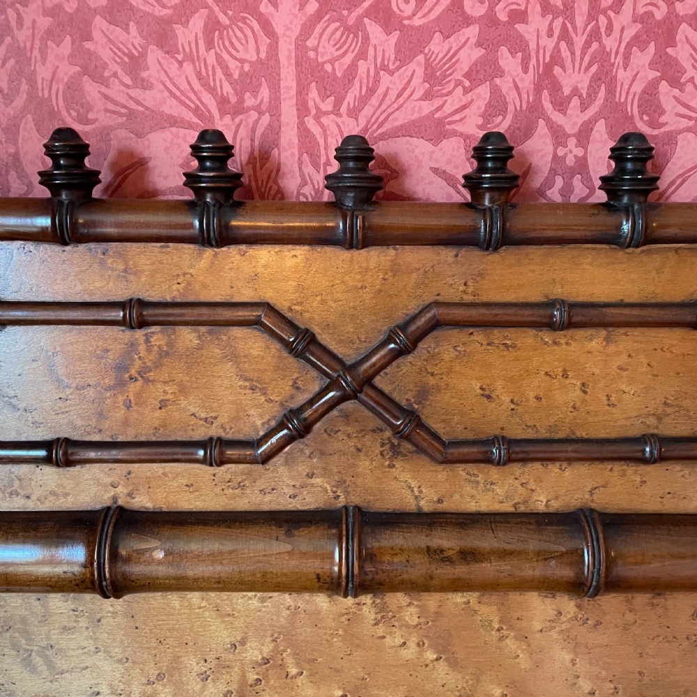A Victorian Simulated Bamboo Wall Mirror circa 1880 View III