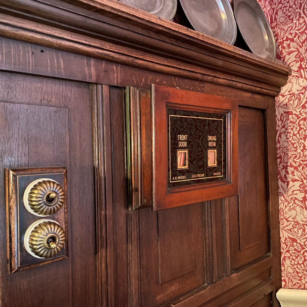 An Edwardian Servant's Electromagnetic Indicator Board  View II