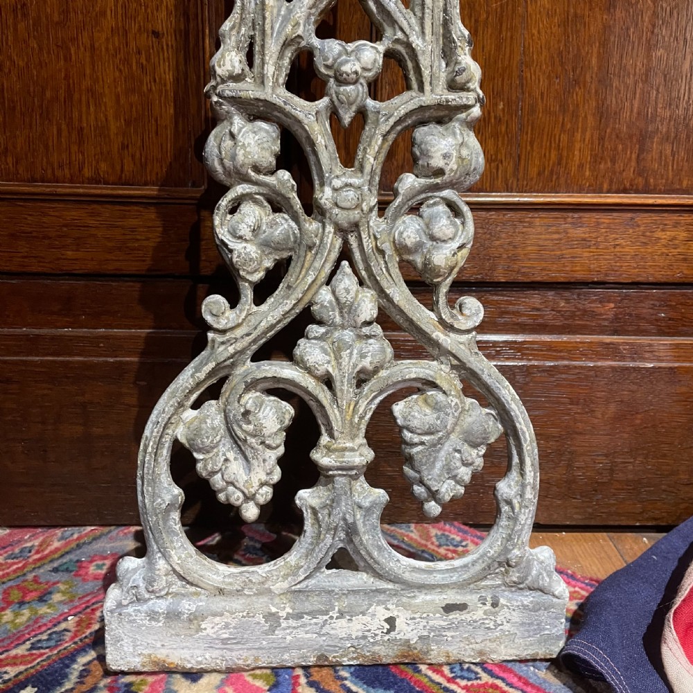Large Cast Iron Crucifix 19th Century View III