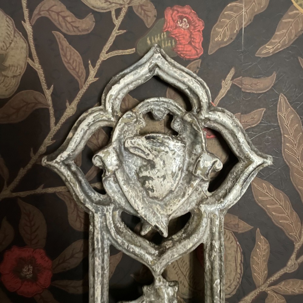 Large Cast Iron Crucifix 19th Century View IV